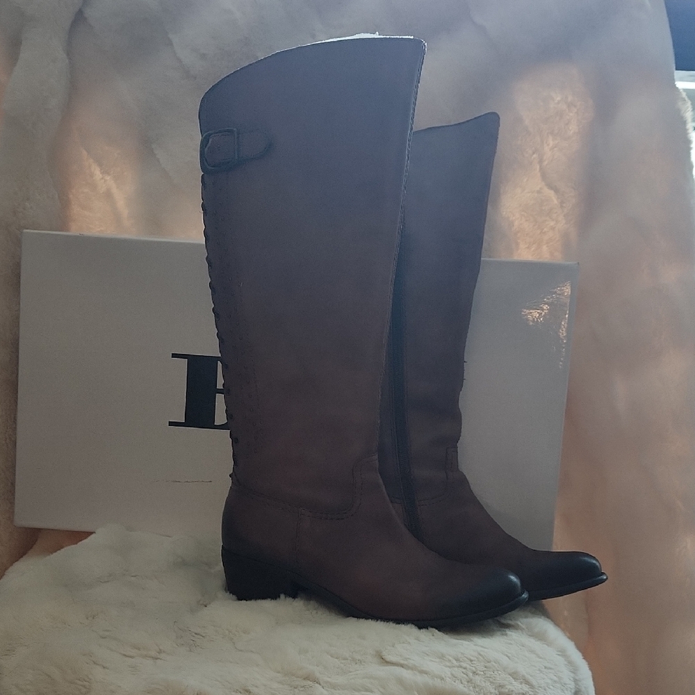 Elegant Brown Knee-High Boots